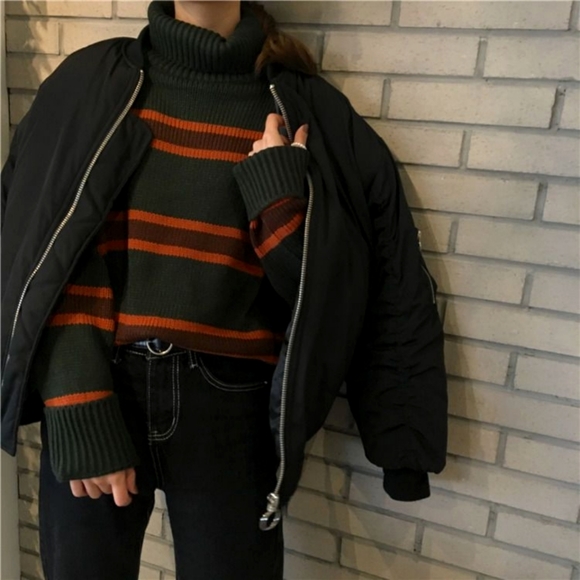 80s chunky turtleneck - Picture 1 of 10